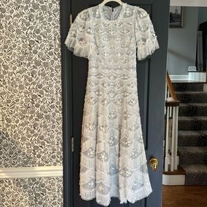 NWT!! Needle and Thread Lynette Blossom Ankle Gown- US 2